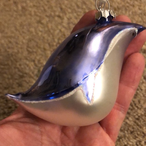 Set of 6 Glass Colored Penguin Ornaments - Picture 10 of 10